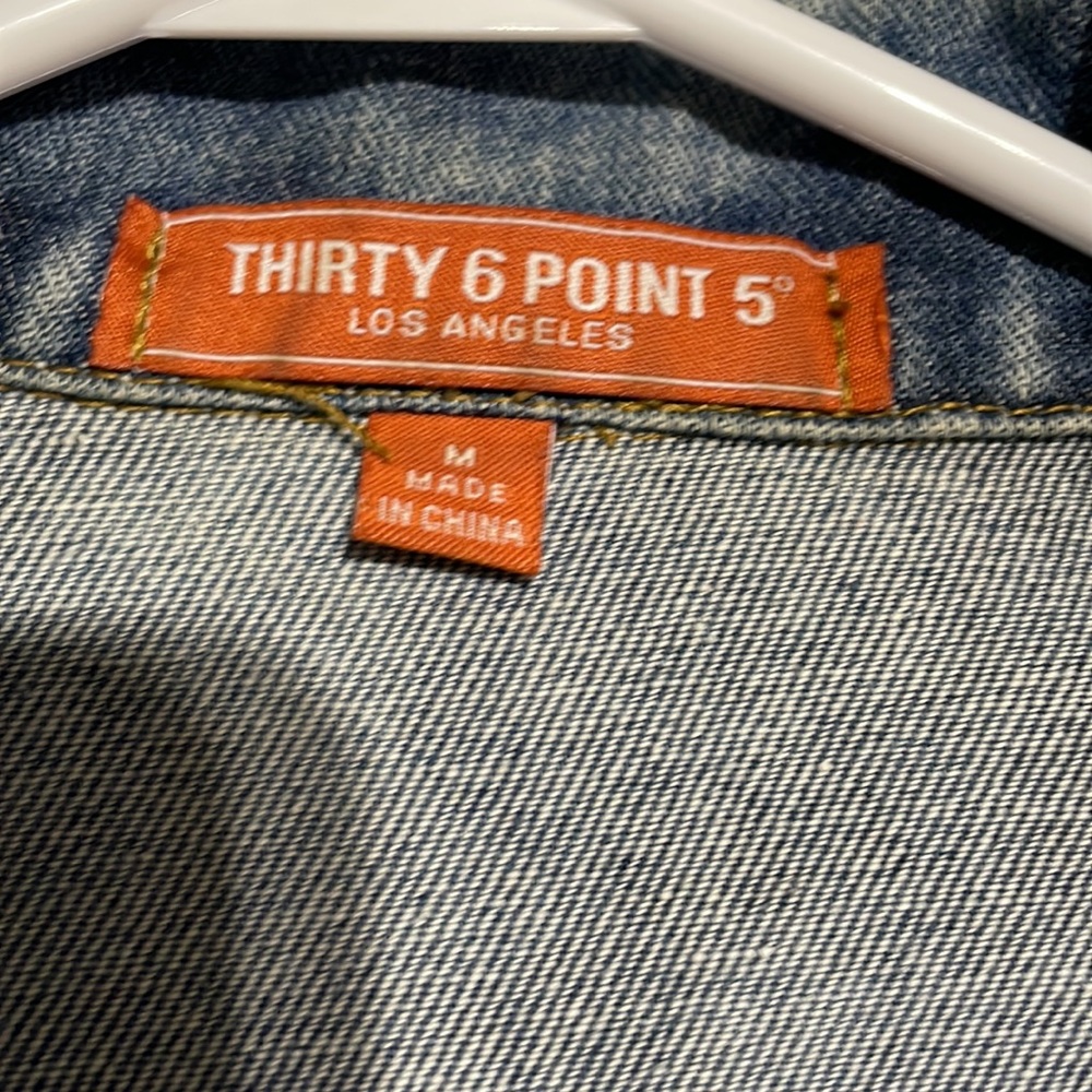 Distressed Jean jacket - Picture 3 of 4